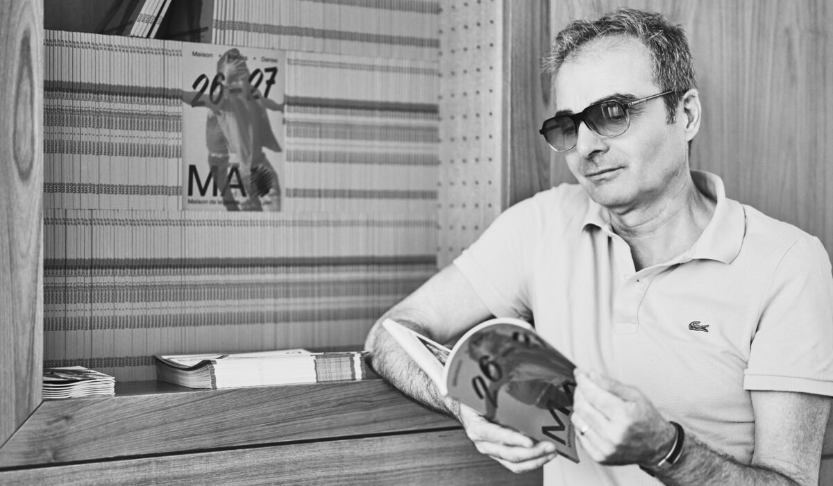 Portrait de Jean-Paul Brunet en noir et blanc